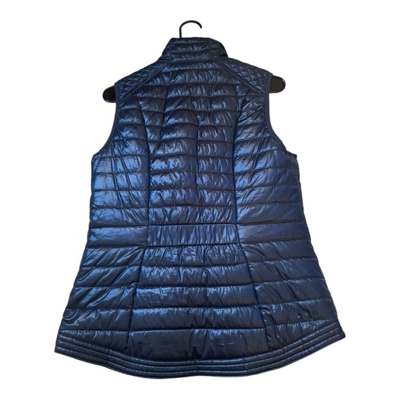 Tommy Hilfiger Sport Down Puffer Vest Size S Women Navy Quilted Lightweight - Picture 5 of 7
